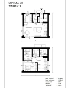 Arago House Cypress 70 - Wariant I