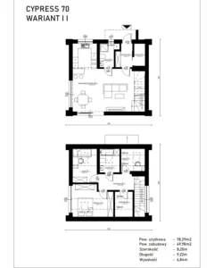 Arago House Cypress 70 - wariant II